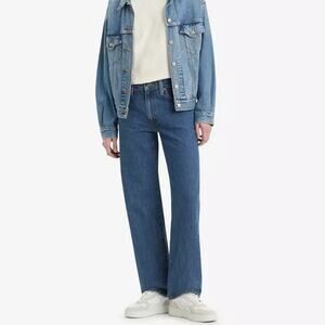 NWT Levi's Strauss & Co. Mid Rise Straight Leg Denim '94 Baggy Jeans Blue 27x31